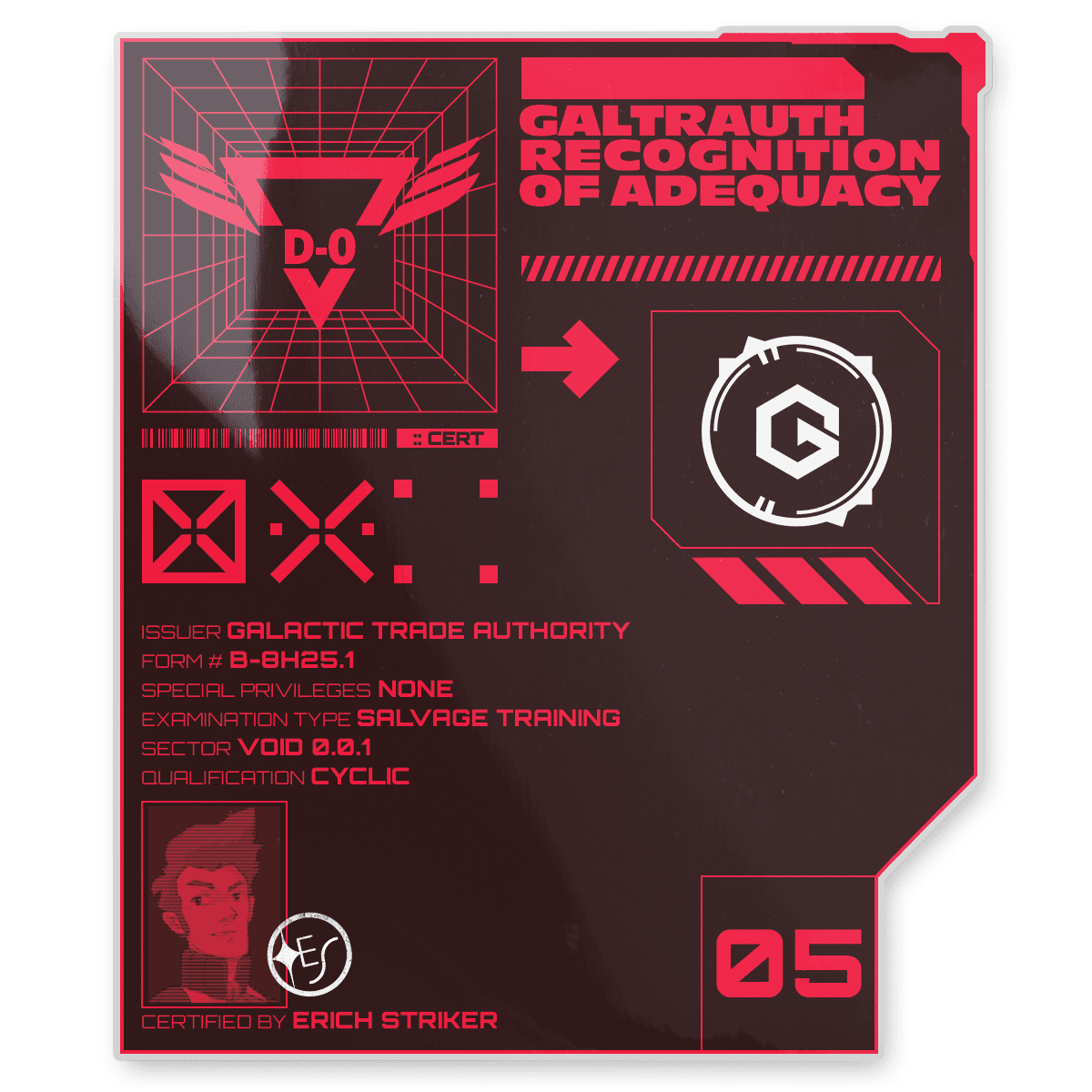 GALTRAUTH Recognition D-0