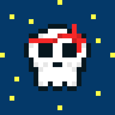 Kawaii  SKULL #391 summer festival