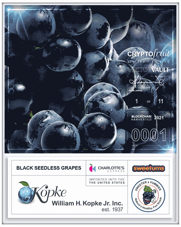 0001 - Crypto-Fruit - Black Seedless Grapes