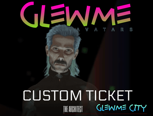 Glewme City Avatars, Limited Series, Custom Ticket