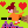 Pixel Kawaii Monsters #17 Witch11
