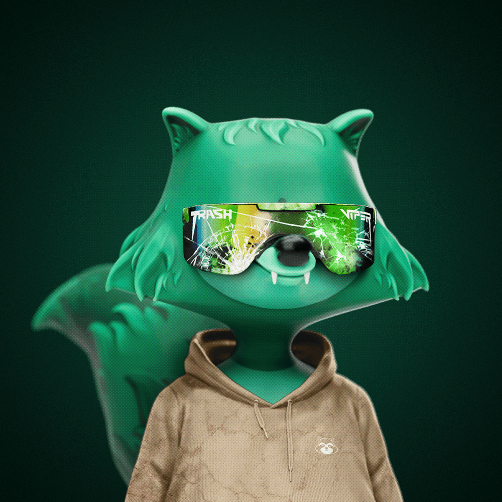 Degen Trash Panda 1086 Degenerate Trash Pandas OpenSea