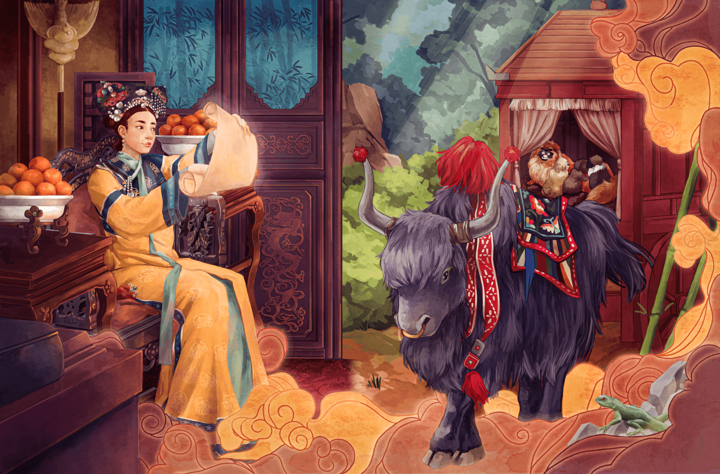 Empress Cixi proclaims the Hair of Foo Foo is that of a Tibetan Yak