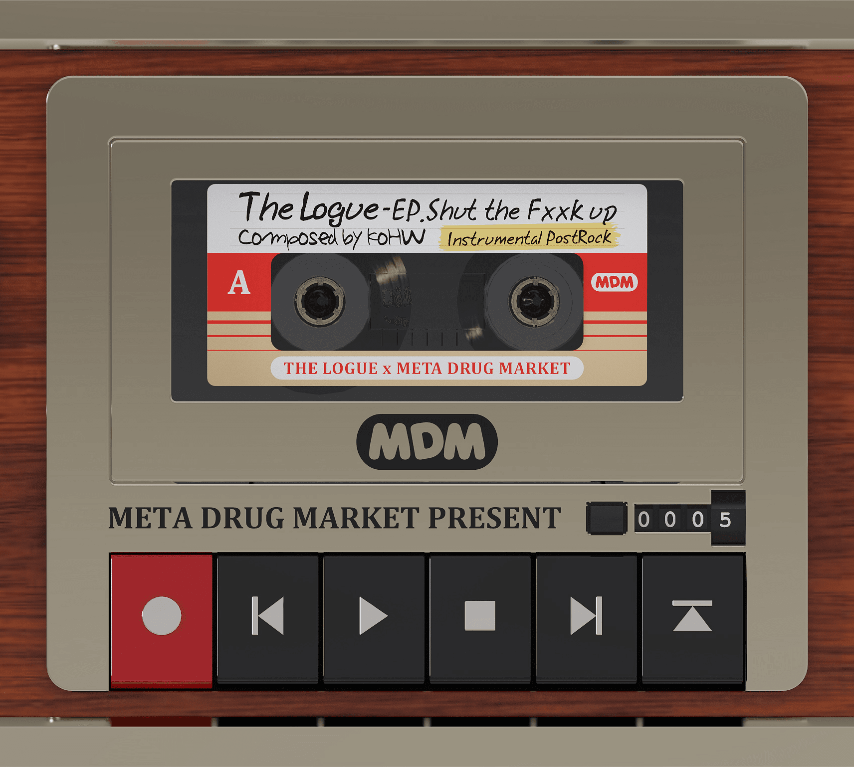 [META DRUG MARKET]-SoundPic-Cassette Player[The Logue EP Shut the Fxxk up]