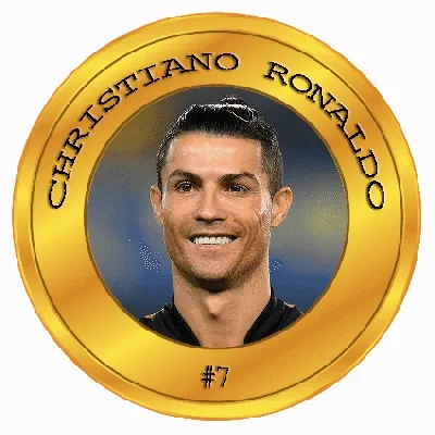 #7 - Christiano Ronaldo - Gold - 1 of 1