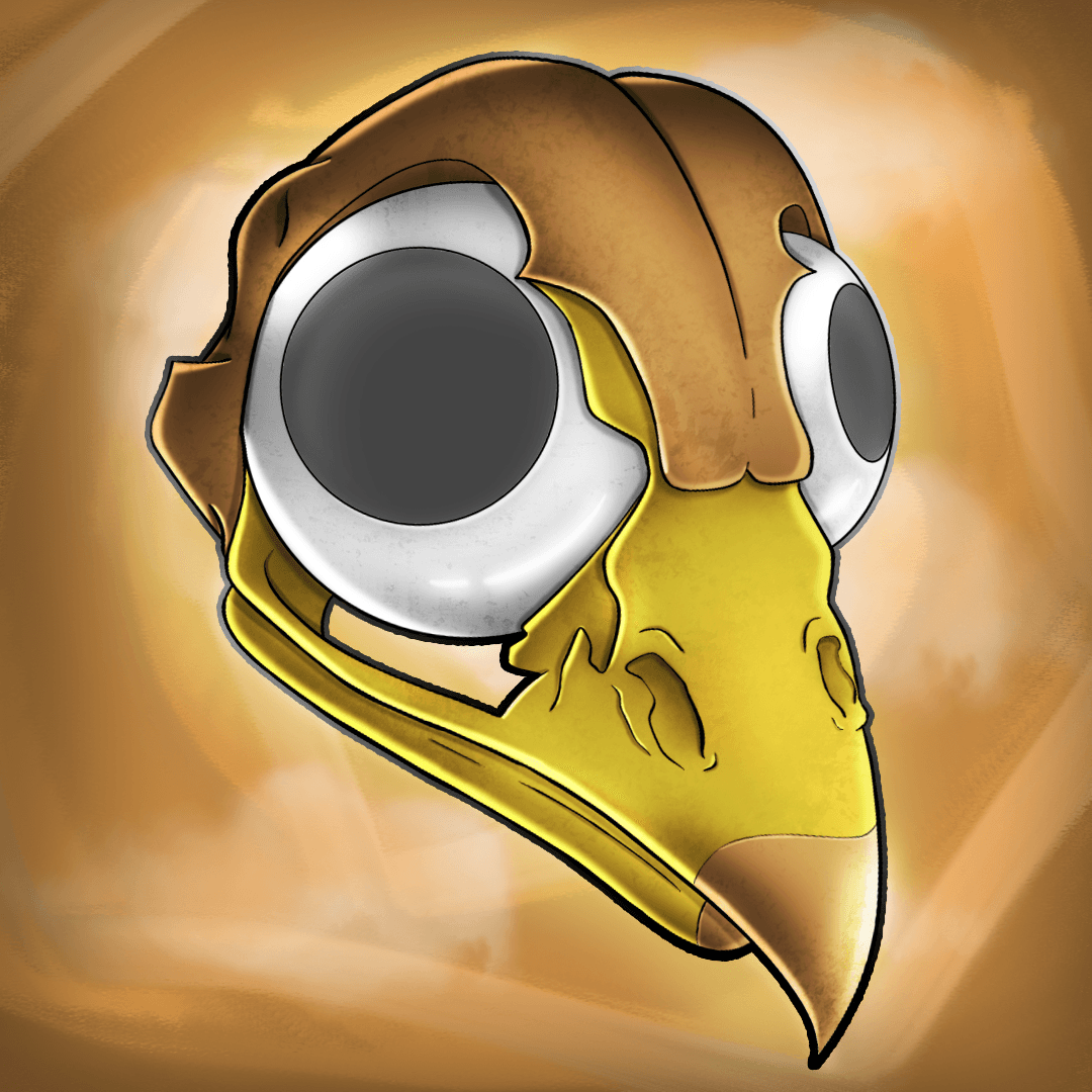x045 Bird Skull Head