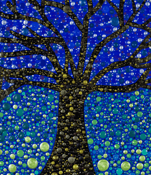 Path of Life - Navy Blue
