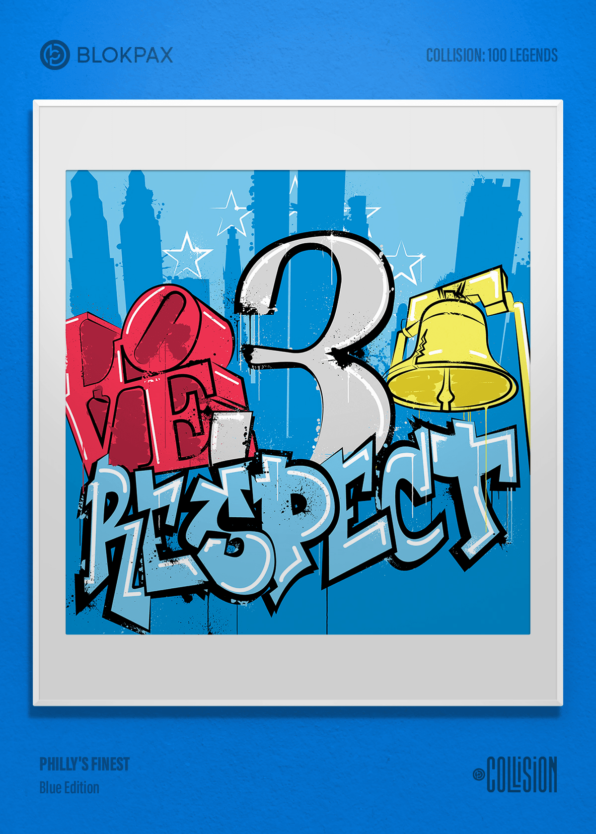 "THE ANSWER" Blue Edition: 1 of 150 (The "100 Legends" Tribute to Allen Iverson) - "Philly's Finest"
