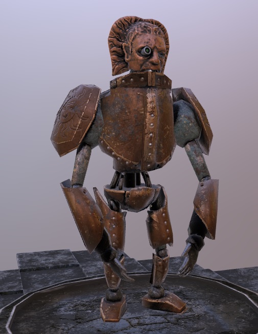 Bronze robot