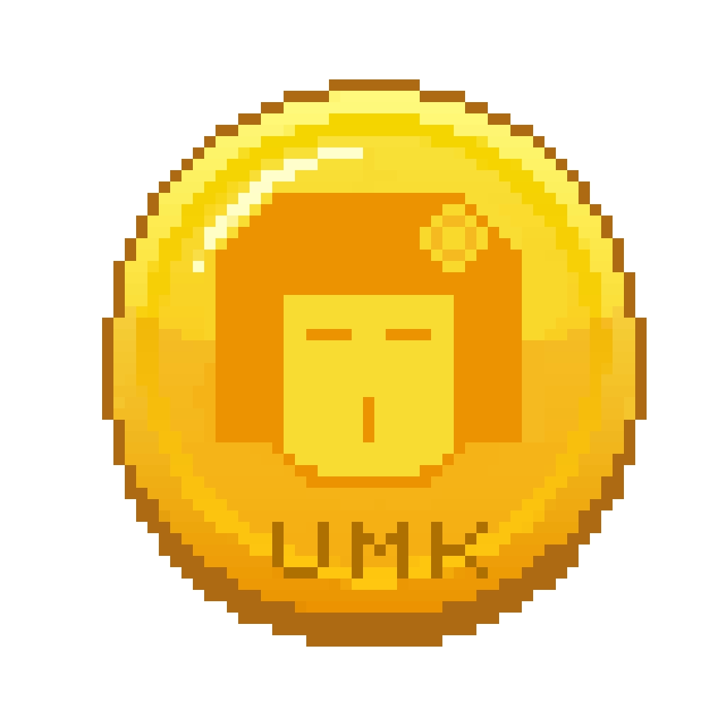KOKESHI UMEKO Gold coin UMK うめコイン