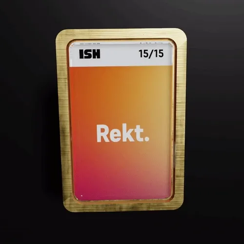 "Rekt" Card // The NFT Marketing Playbook by Ish Verduzco ⚡️