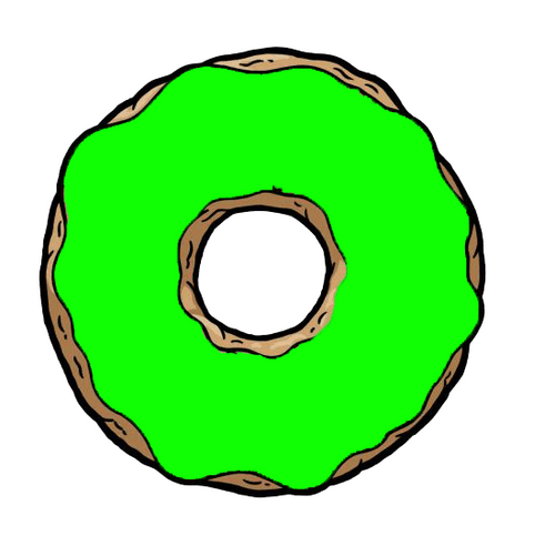 Green Doughnut