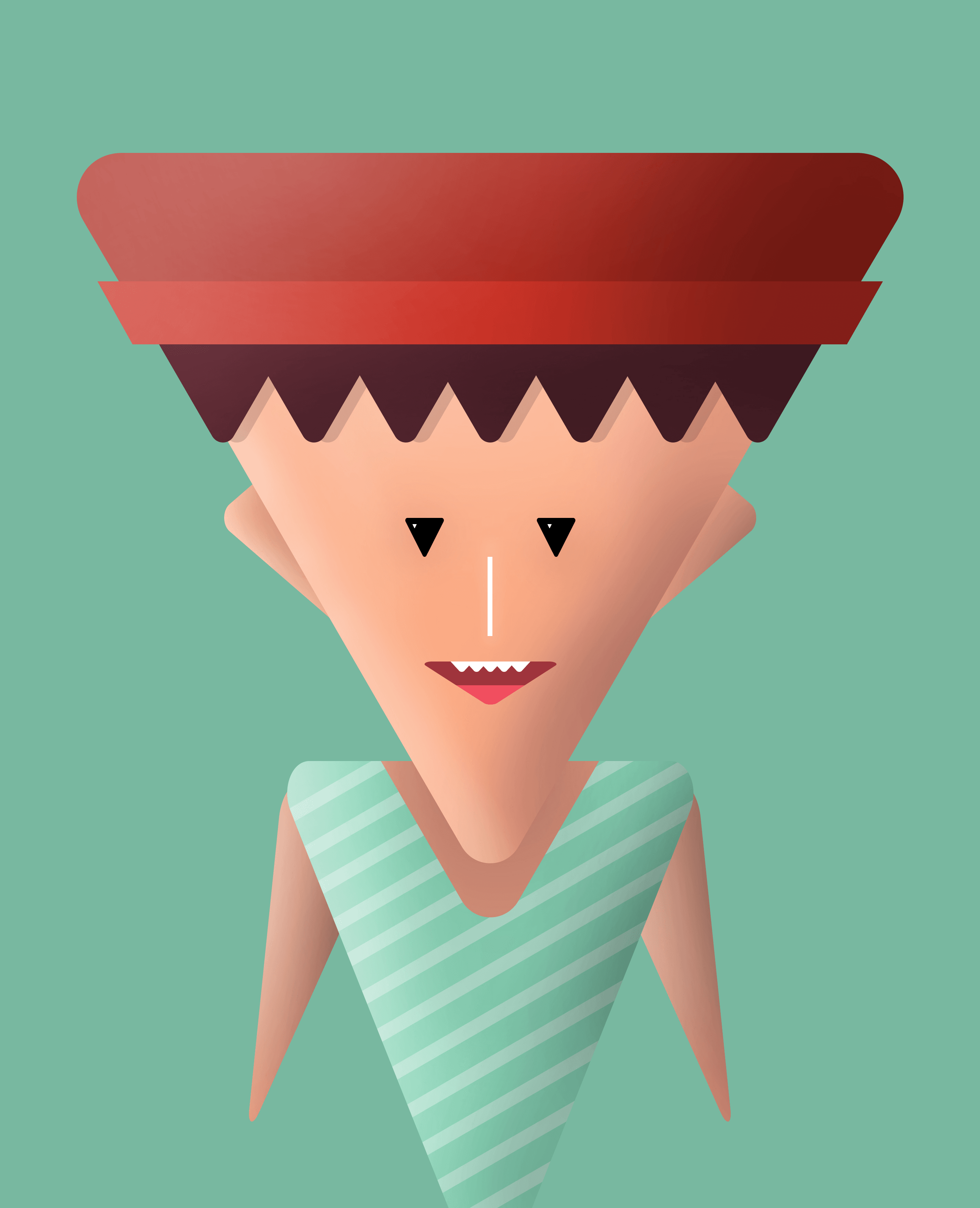 2D Triangle Face Collection Collection OpenSea