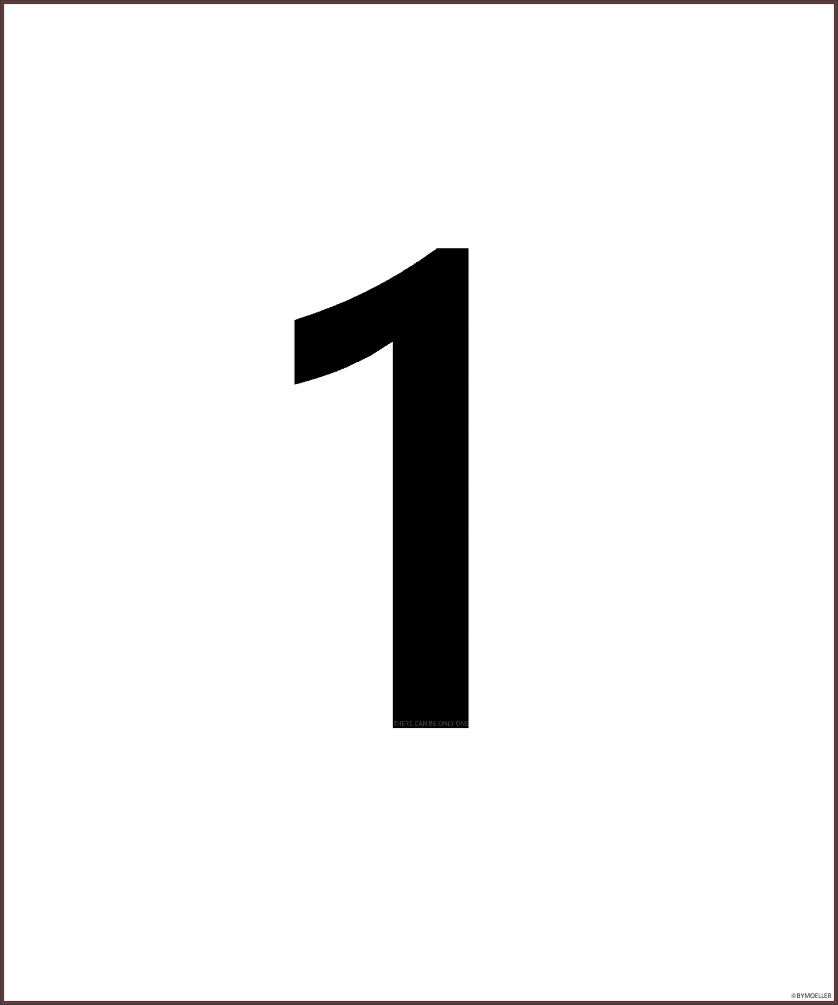1 - One