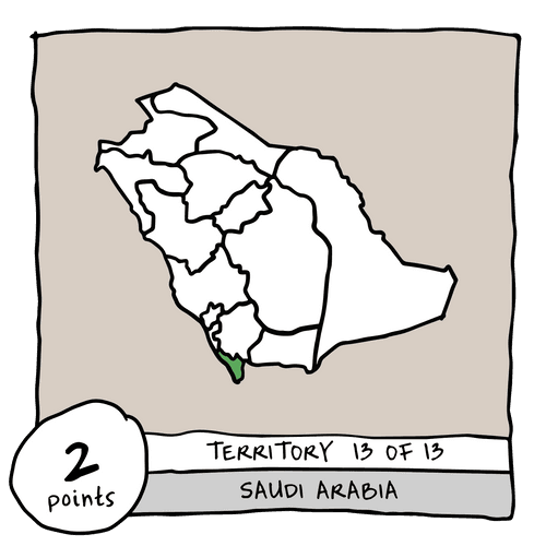 Territory 13/13 - Saudi Arabia (Jizan Region)