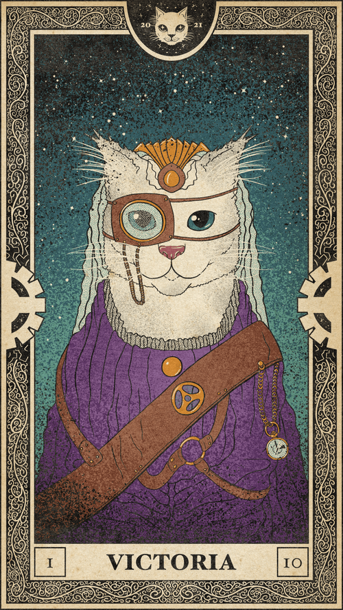 Steampunk cats - Victoria