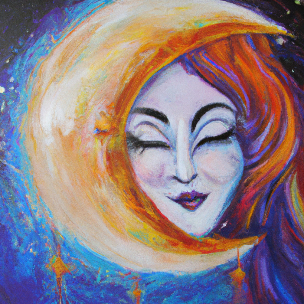 Acrylic Moon Goddess