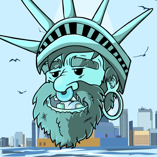 Crypto Cannibal Statue of Liberty 