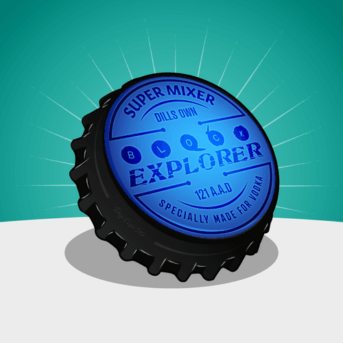 Block Explorer Bottle Cap