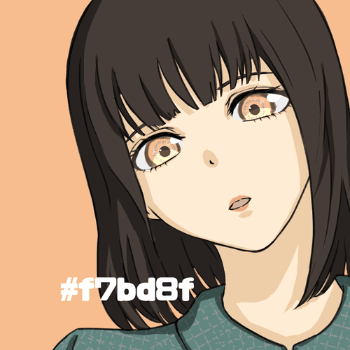 洒落柿(syaregaki) #f7bd8f
