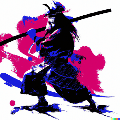 Traditional japanese Samurai art 9