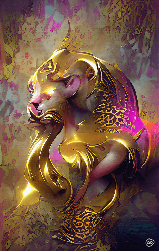 Golden Phantasmagoric Jaguar