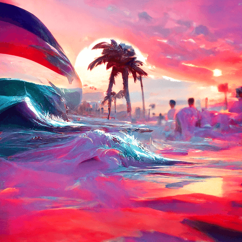 Vaporwave Sunset 2