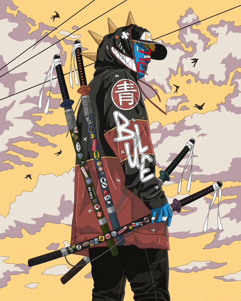 Urban Samurai (Blue Man Series) - Blue Man Series | OpenSea