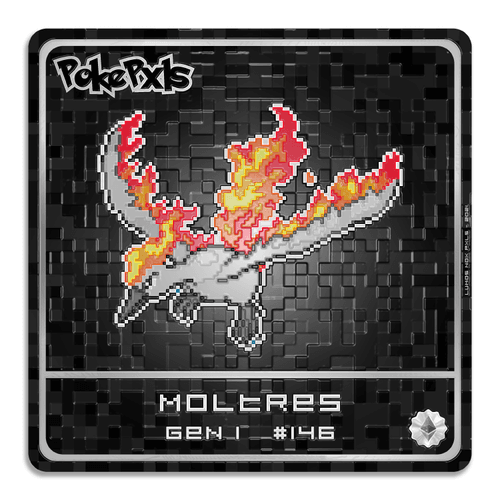PXL METAL MOLTRES [PokePxls #146METAL] [1/5]