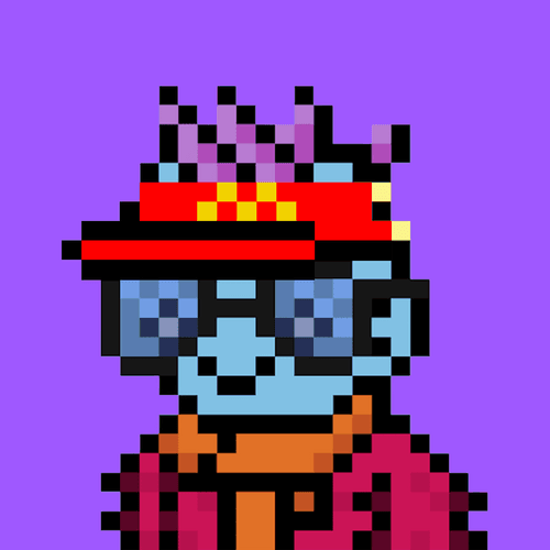 Fast Food Pixel Cool Cat #34