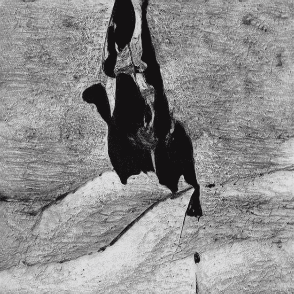 A Portrait of A Woman Surmounting A Cliff