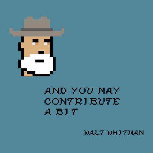 Walt Whitman CryptoPunk poetry