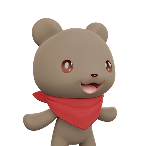 3D LEELEE-Normal-Asiatic black bear-#00162