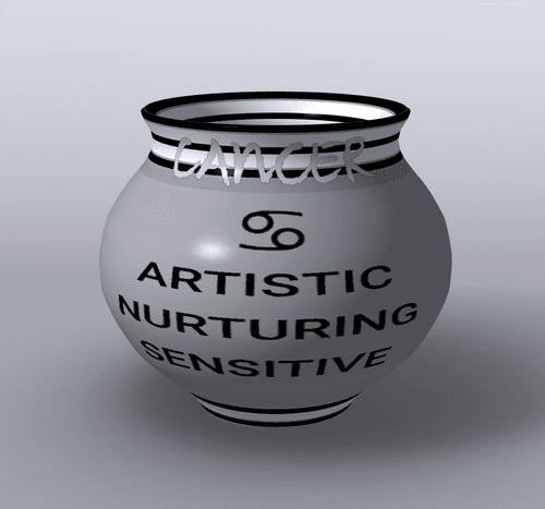 Zodiac Ceramics: Cancer