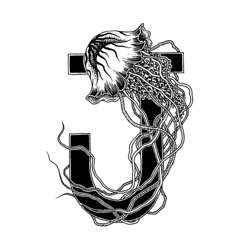 J (Jellyfish) - 36 Days of Patterns