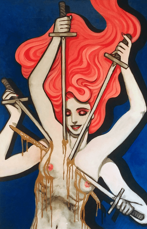 four of swords