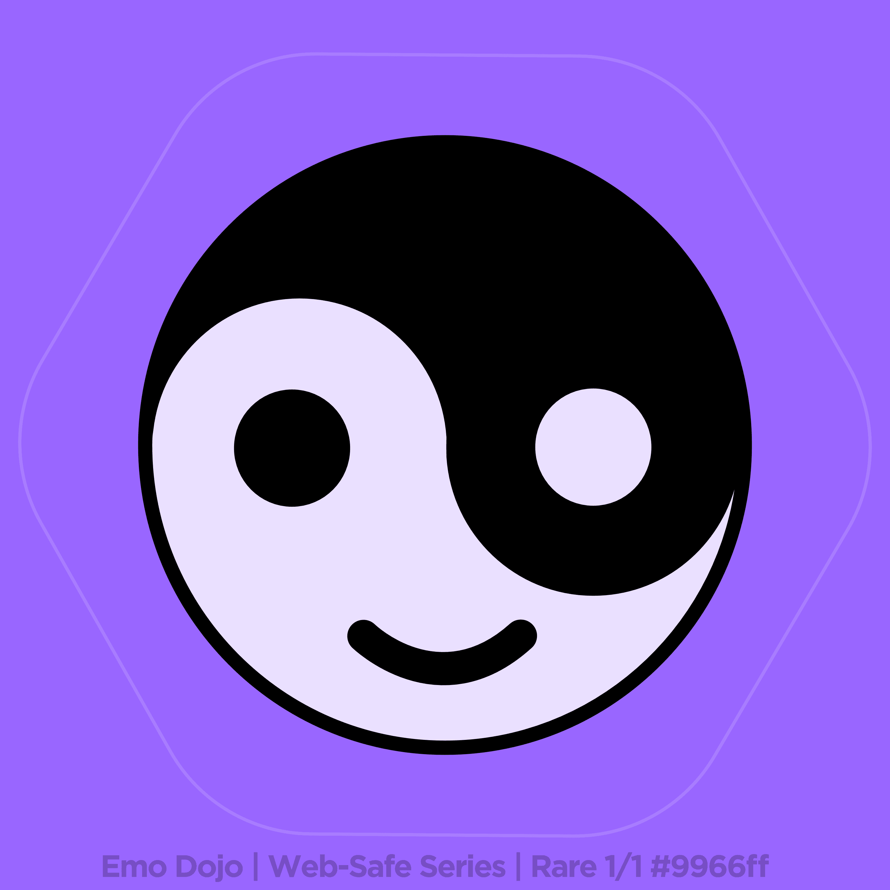 Emo Dojo | Web-Safe Series | Rare 1/1 #9966ff