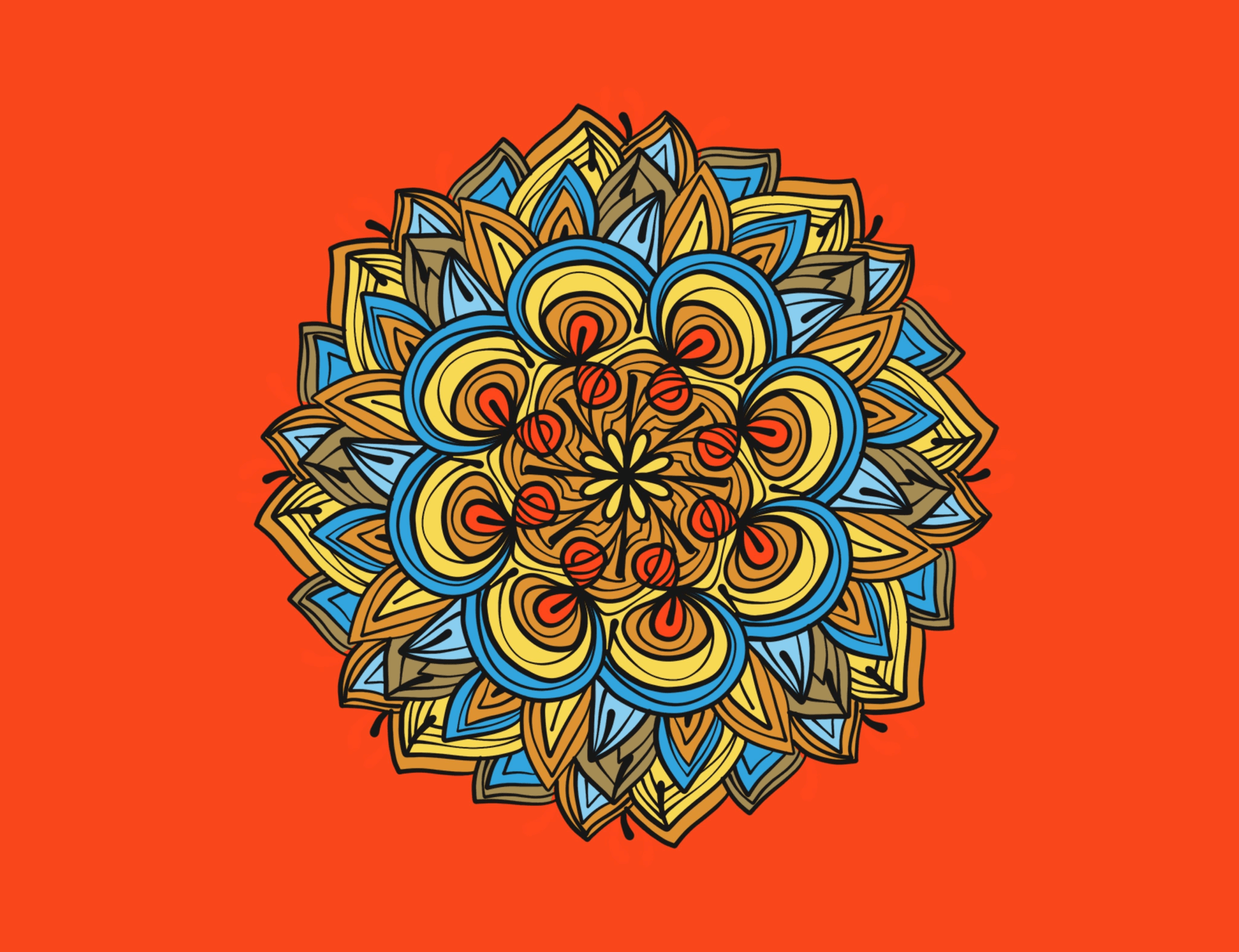 Amateur Teen Orgy - Mandala #18 - Mandala Madness - Art, Abstract, Soul, Color, Life, Body,  Peace, Generative, Love, Dream, Buddha | OpenSea