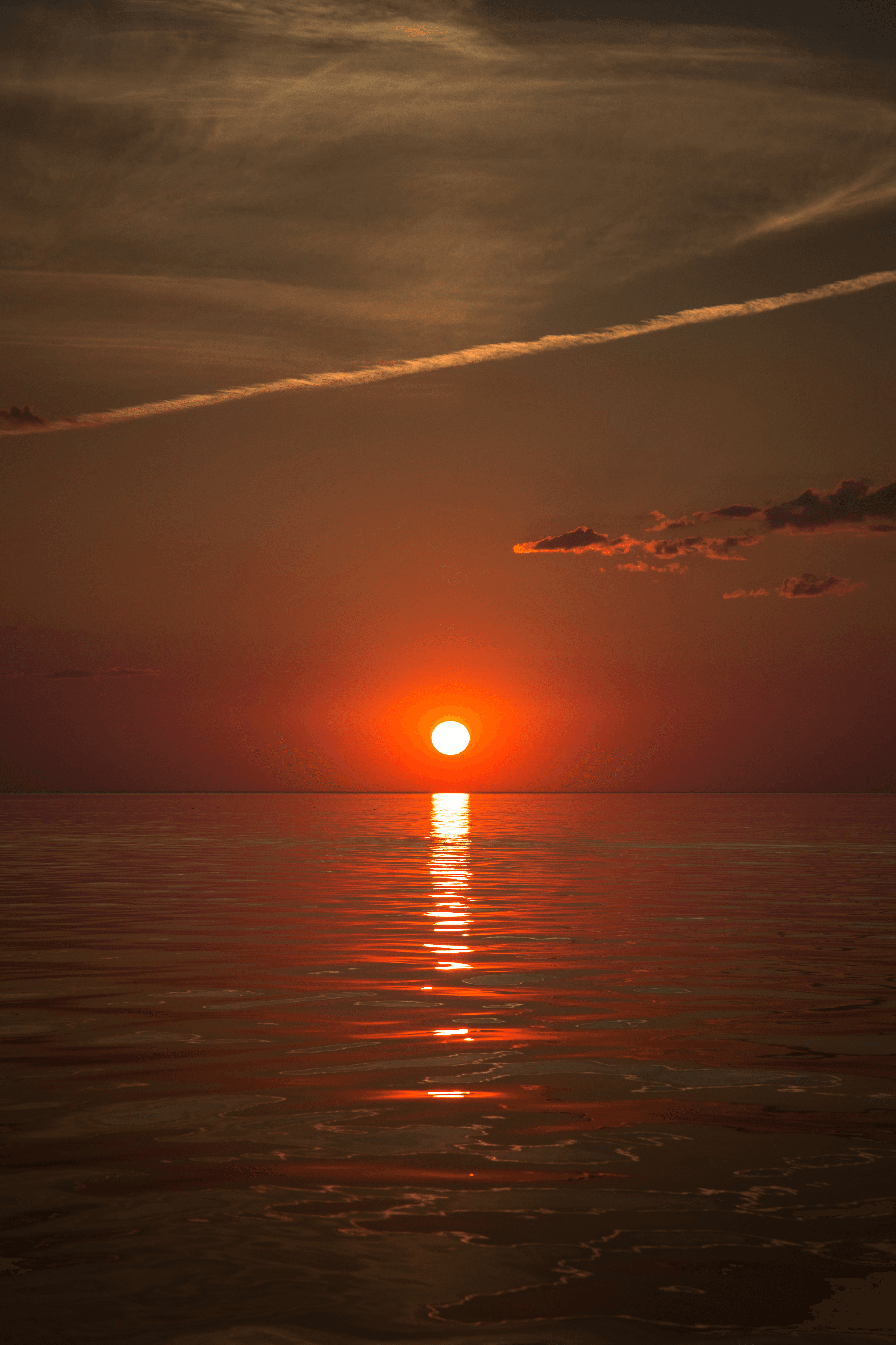 Sunset from Sailboat on Lake Ontario 002