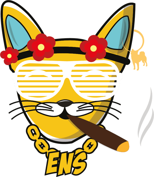 ENS Custom Cat Gold "ENS"