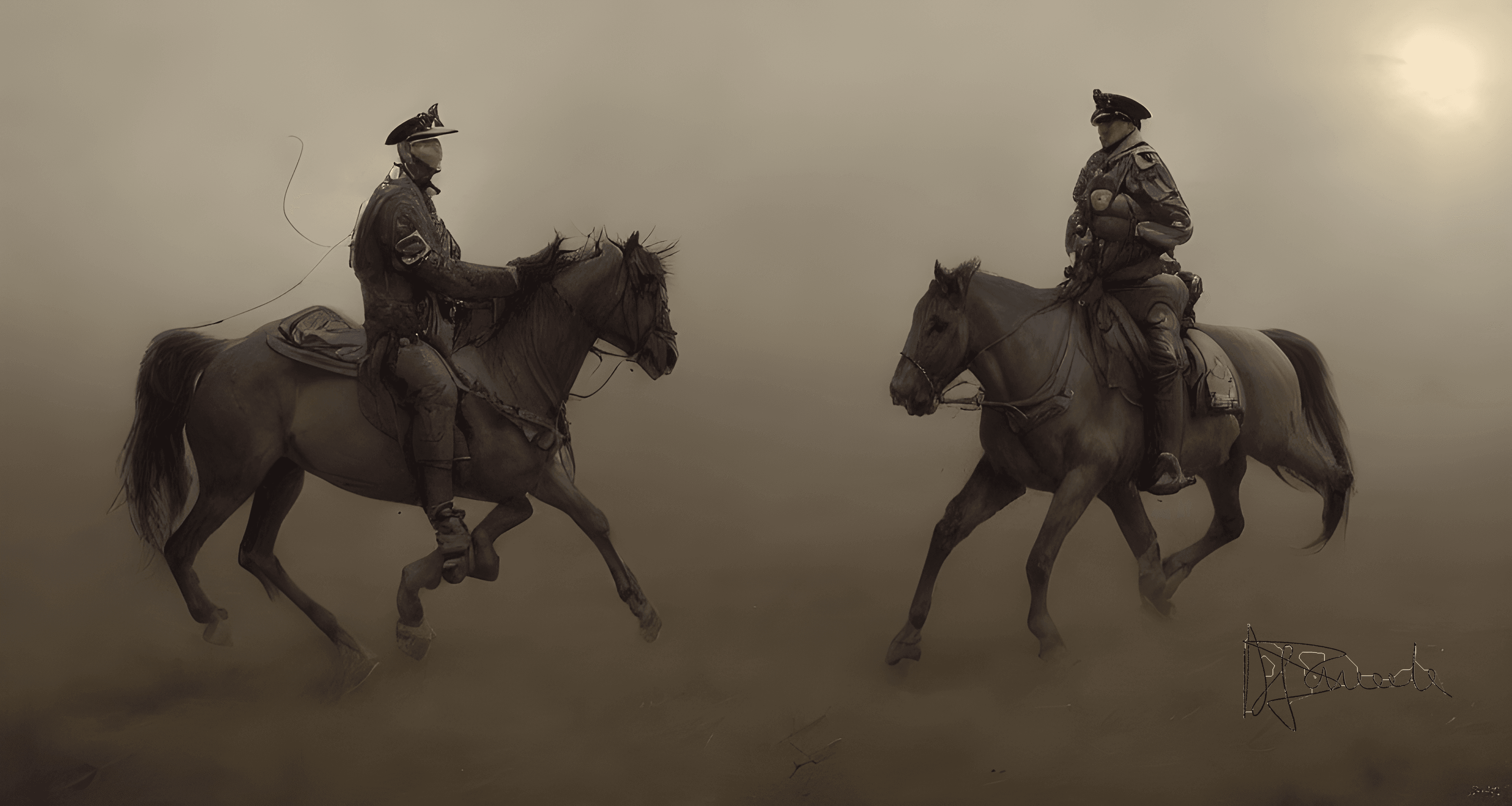 Polizei und Pferde #1
