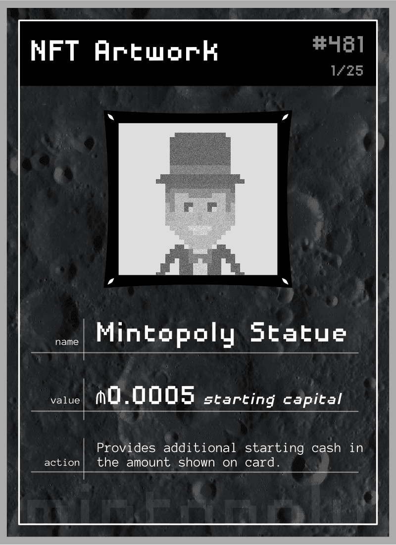 Mr. Mintopoly Statue