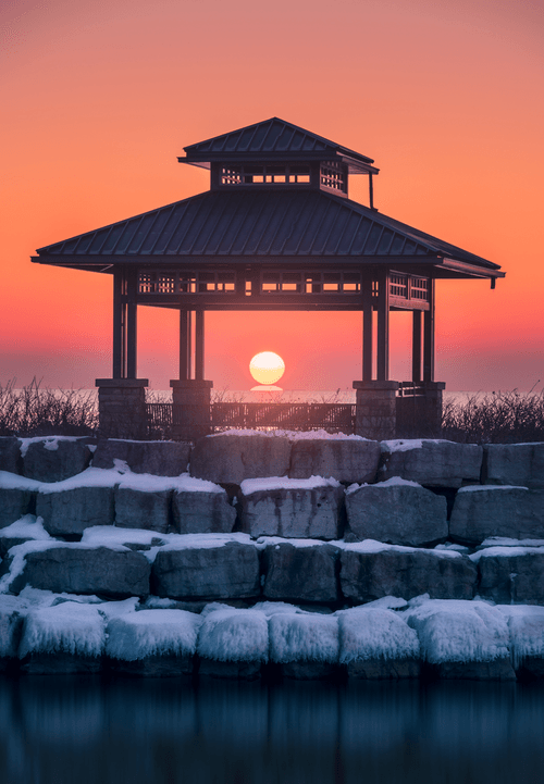 #07 frozen sunrise