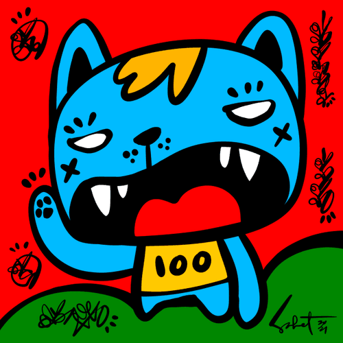 Ugly Kitties by Sabet (Special Edition: Celebrating 100 owners)