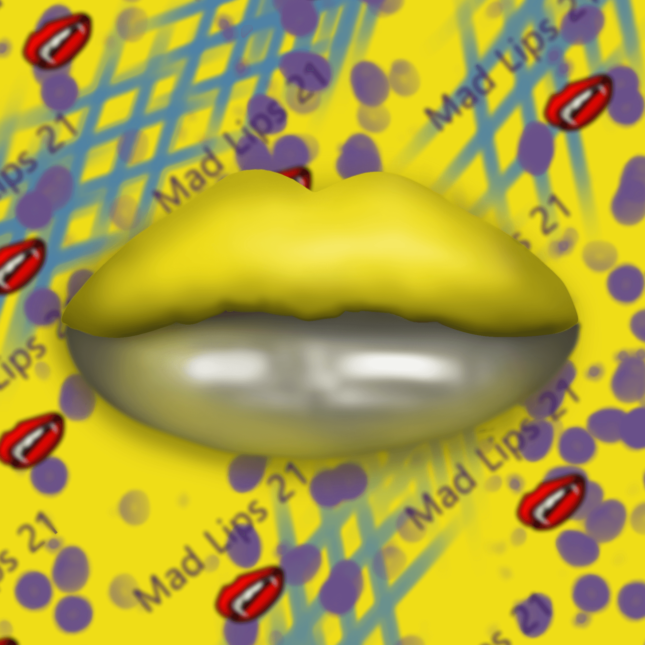 Mad Lips 21 pattern Lips Ml-Token #39