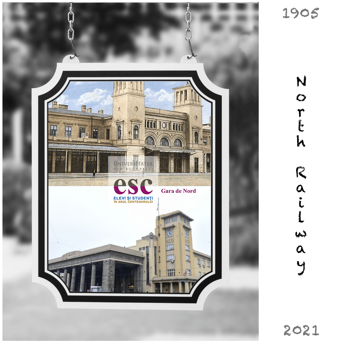 Bucharest North Railway Station - 1900 - 2019