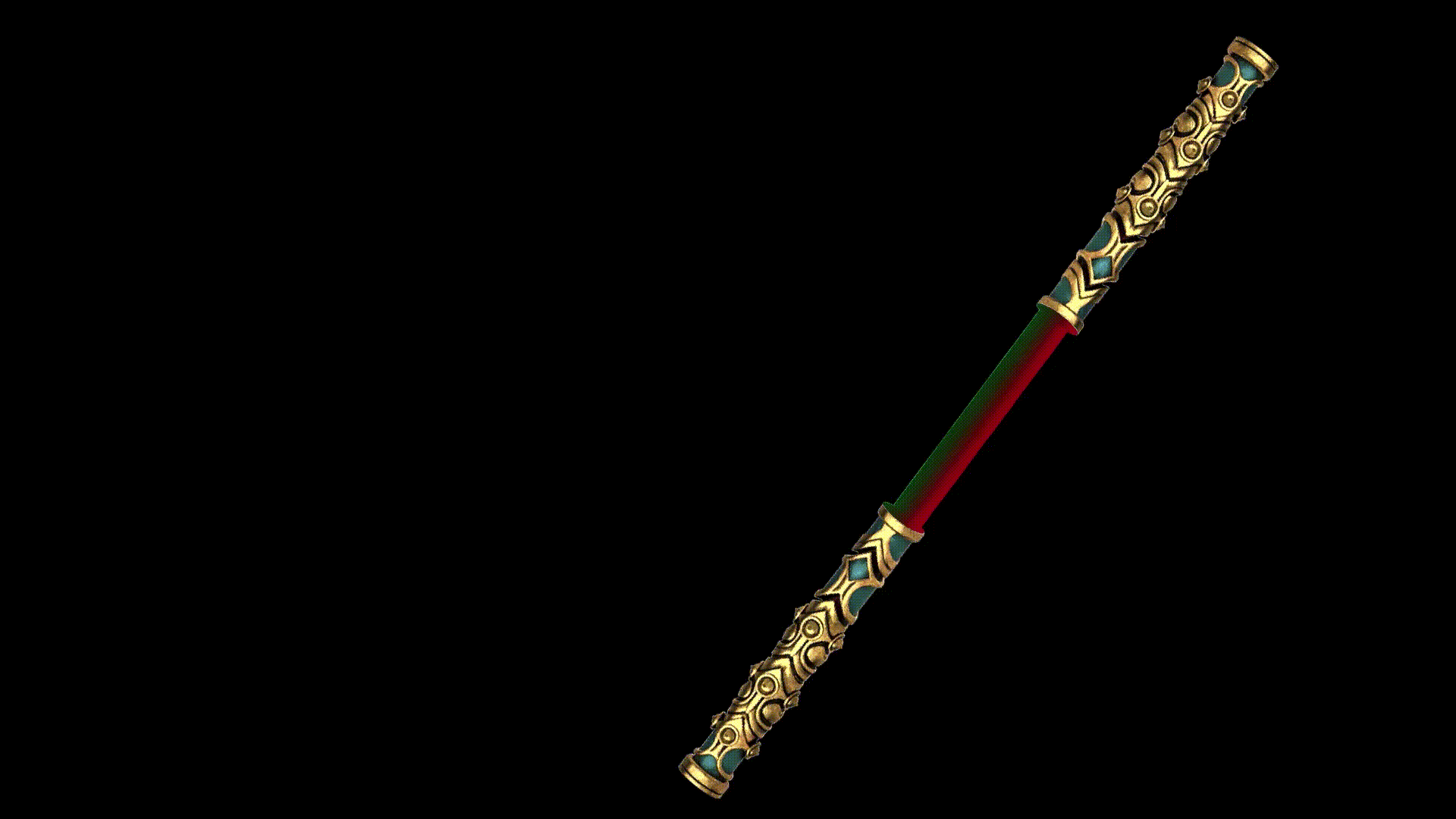 Item#004 Ruyi Jingu Bang (Monkey King Staff) - The Legend Equipment | OpenSea