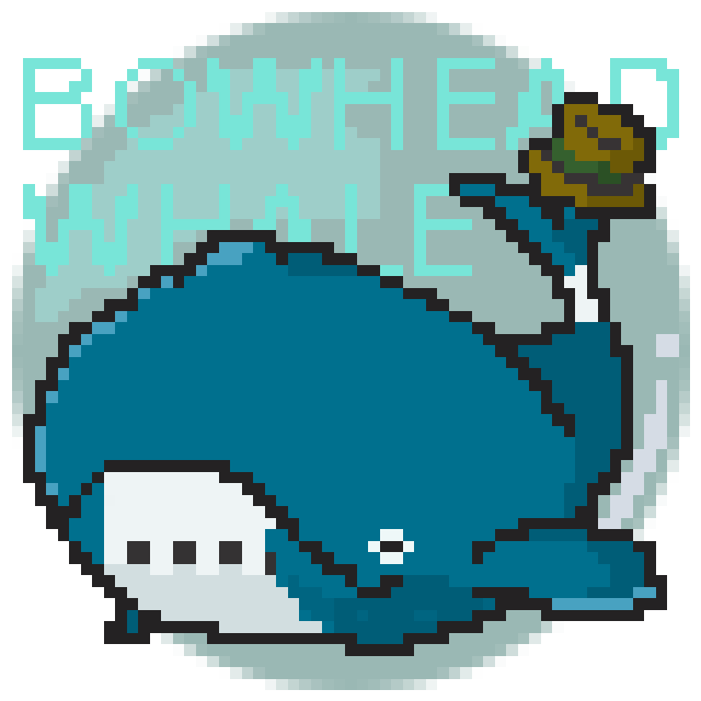No.005_BowheadWhale Bluecolor- [ SteamPunkWhales ]