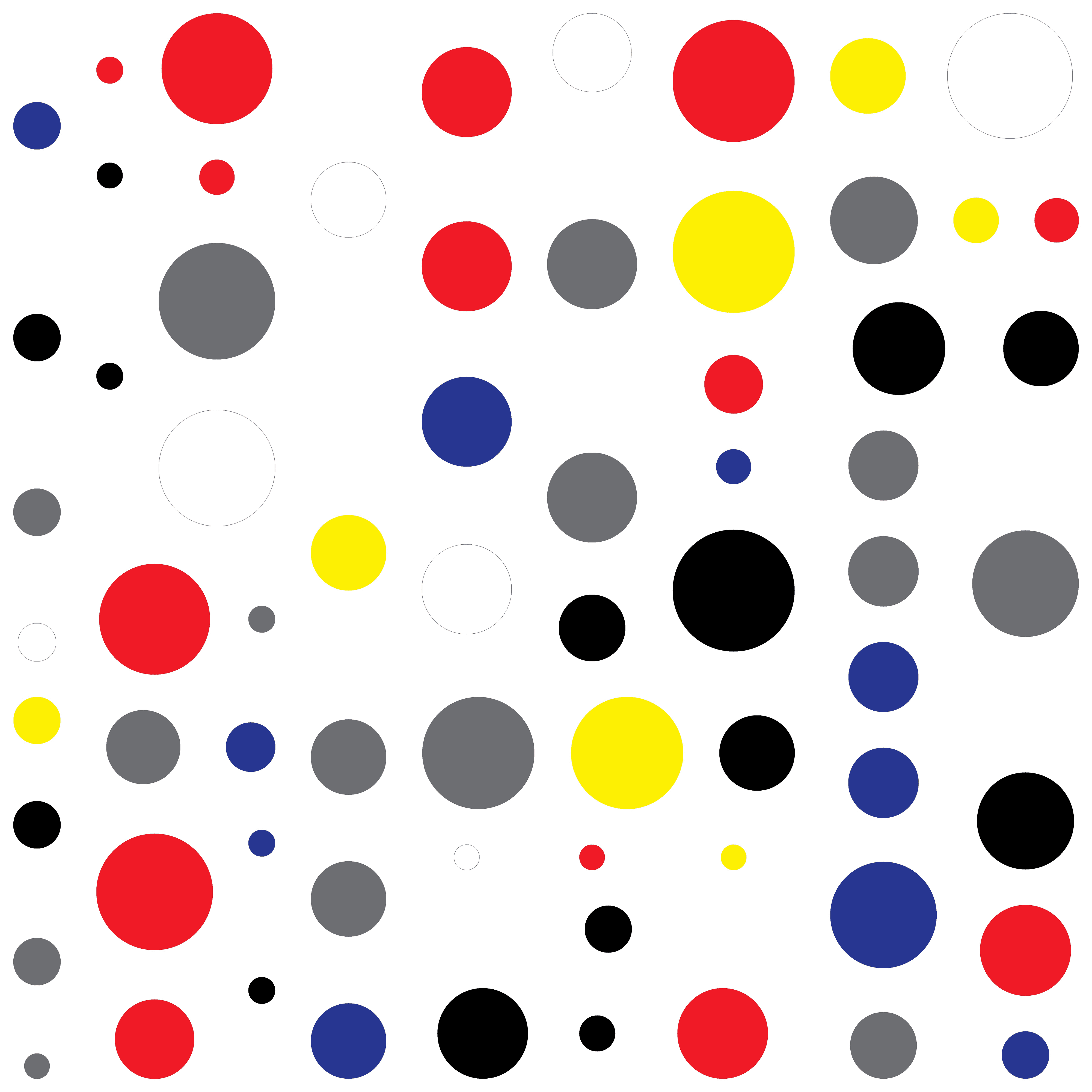 'Number 68' - Circles - MooniTooki Project - Abstract NFT Art @ 6480 x 6480 pixels.