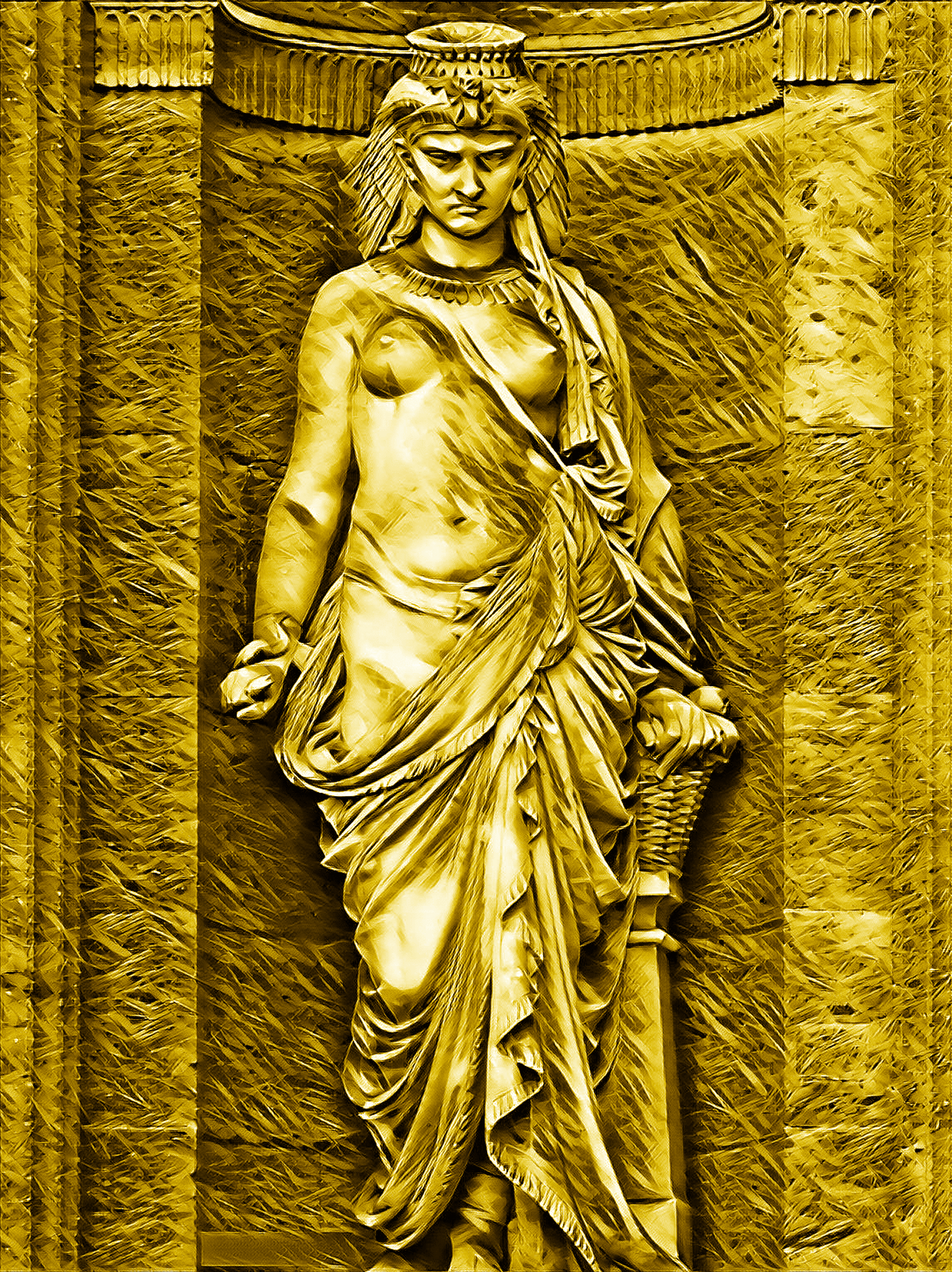 Crypto Goddess Cleopatra 1/1000 Crypto Goddess Gold Series